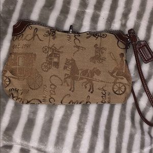 NWOT Authentic Coach wristlet